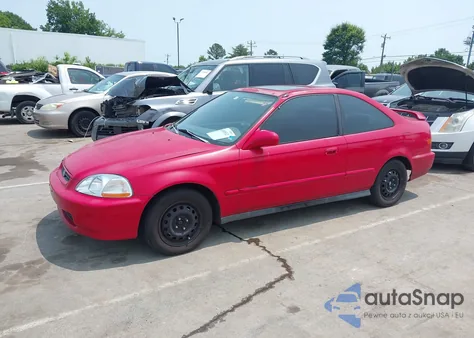 1997 Honda Civic Ex z USA, uszkodzony, nr VIN 1HGEJ8240VL067612